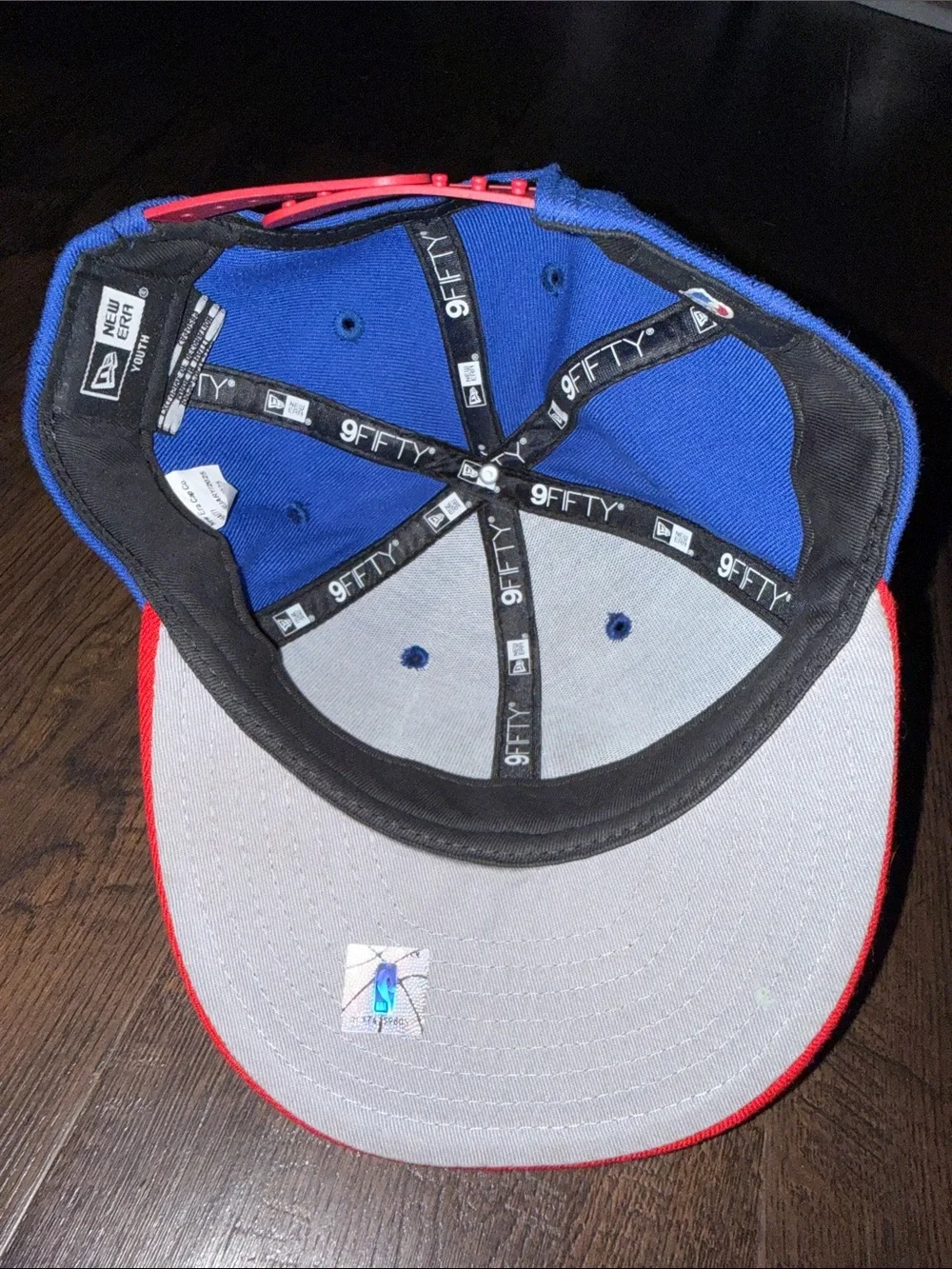 9fifty Philadelphia 76ers Blue and Red Snapback Hat